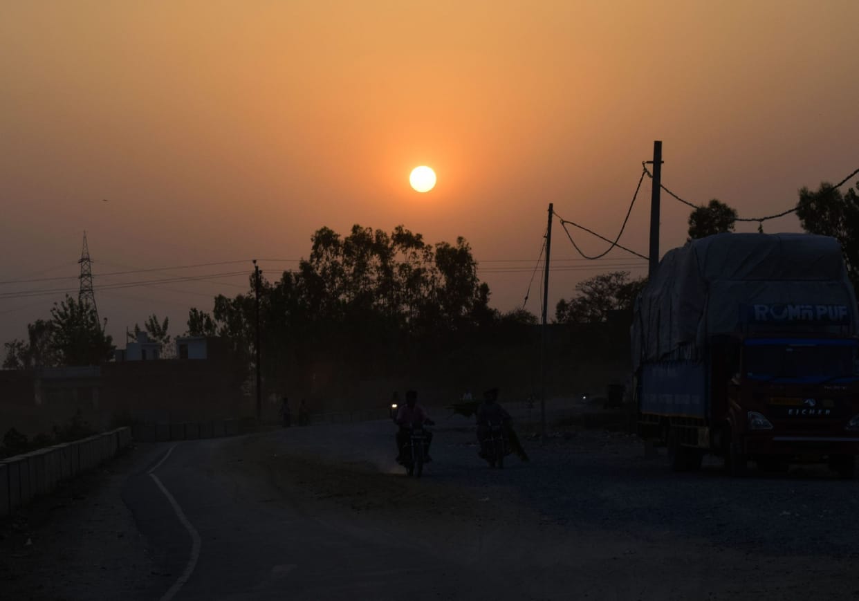 The scorching heat and humidity made life restless throughout the day