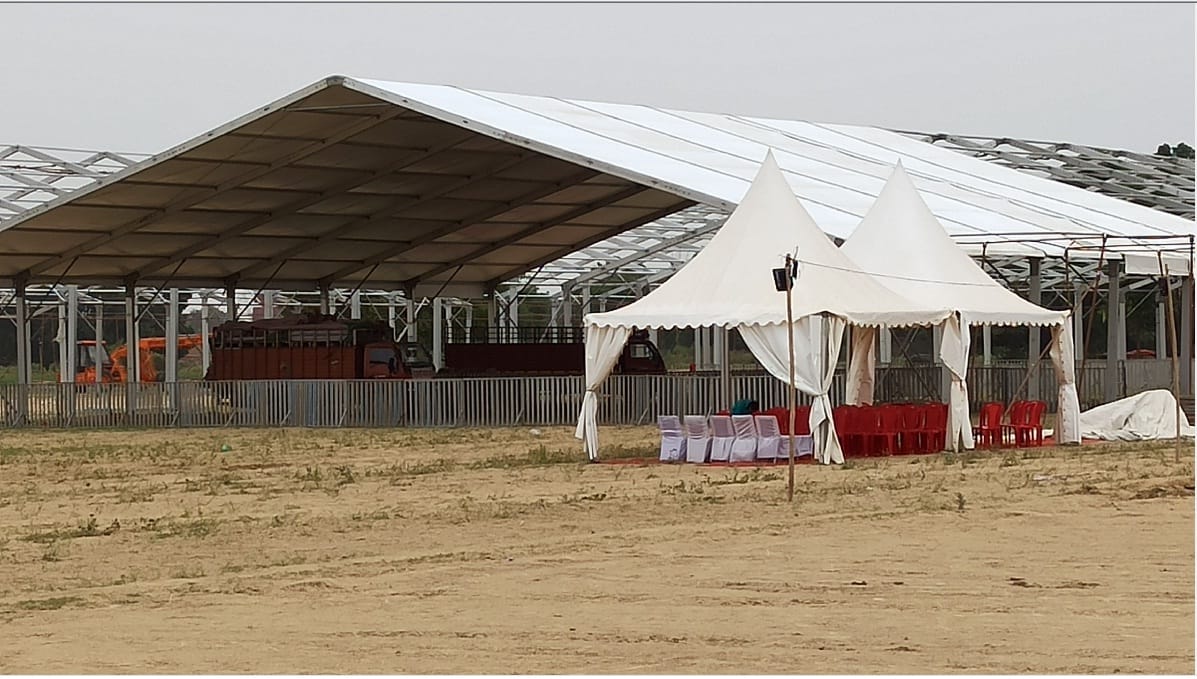 President and Prime Minister's arrival, German hangar pandal is being prepared, teams arrived for security arrangements