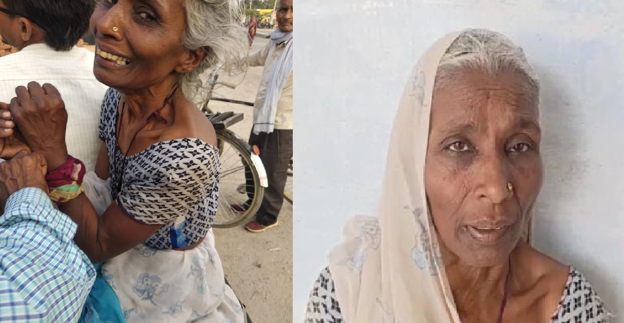 the daughter-in-law hatched a conspiracy to throw the old woman in the canal in Auraiya
