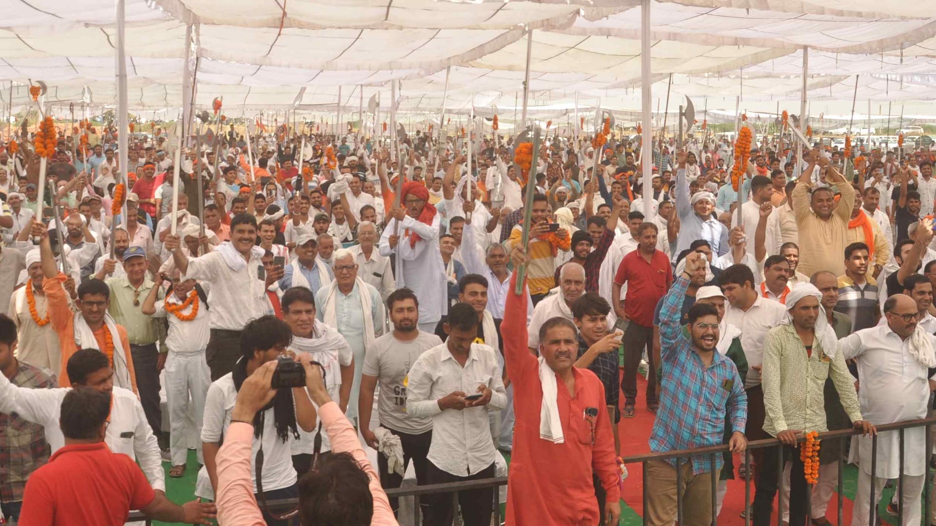 BJP MP Arvind Sharma was seen angry against the leaders of his own party in Rohtak