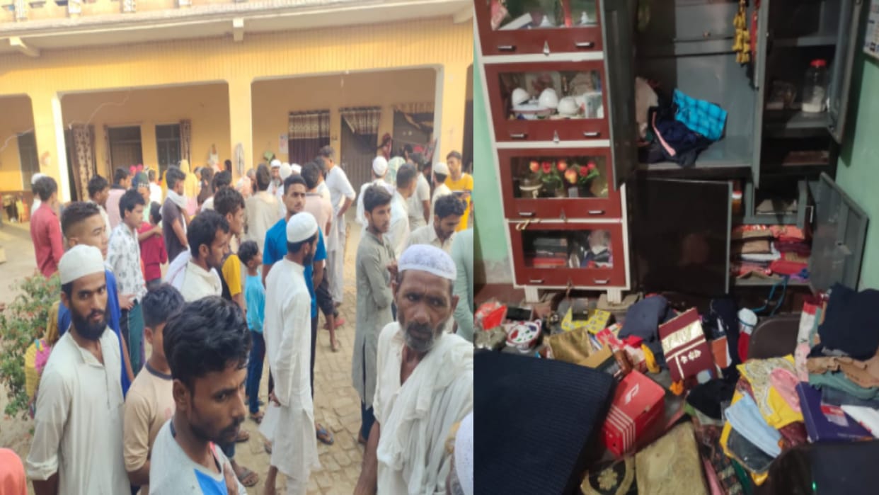 Muzaffarnagar:  miscreants robbery by taking 15 members of the house hostage in the room in a farmer house