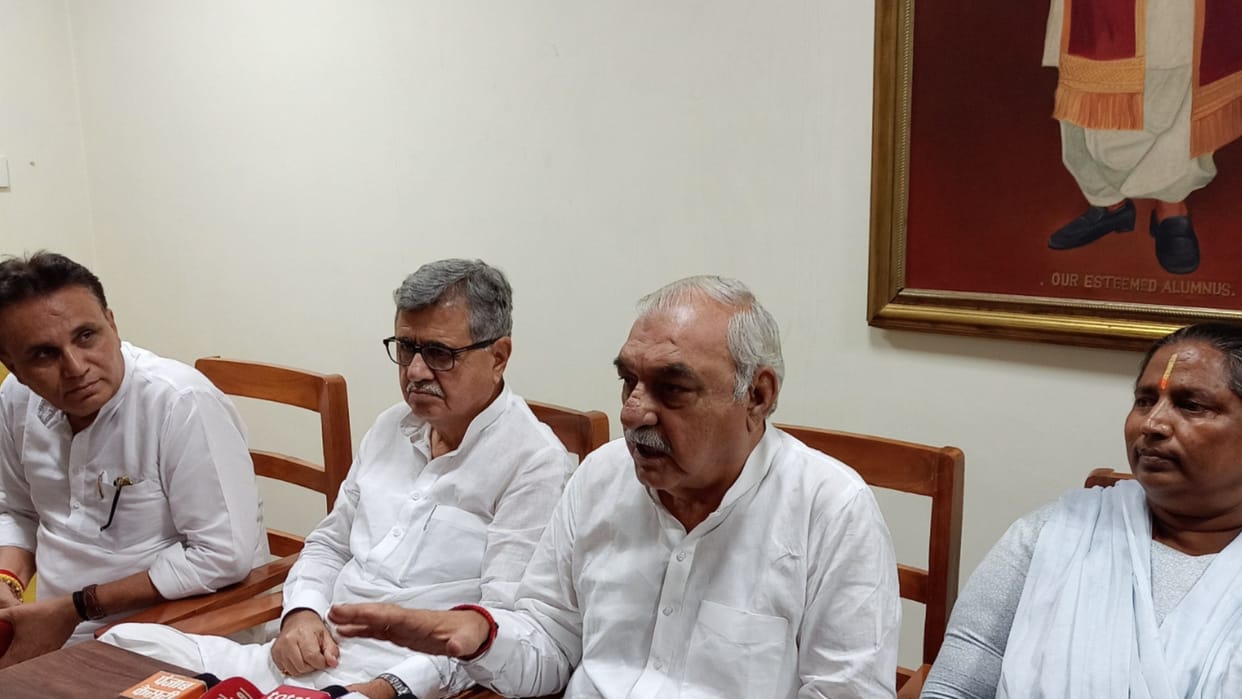 Pahrawar land dispute: Former CM Bhupinder Singh Hooda said that the land belonged to the Gaur organization and will remain so
