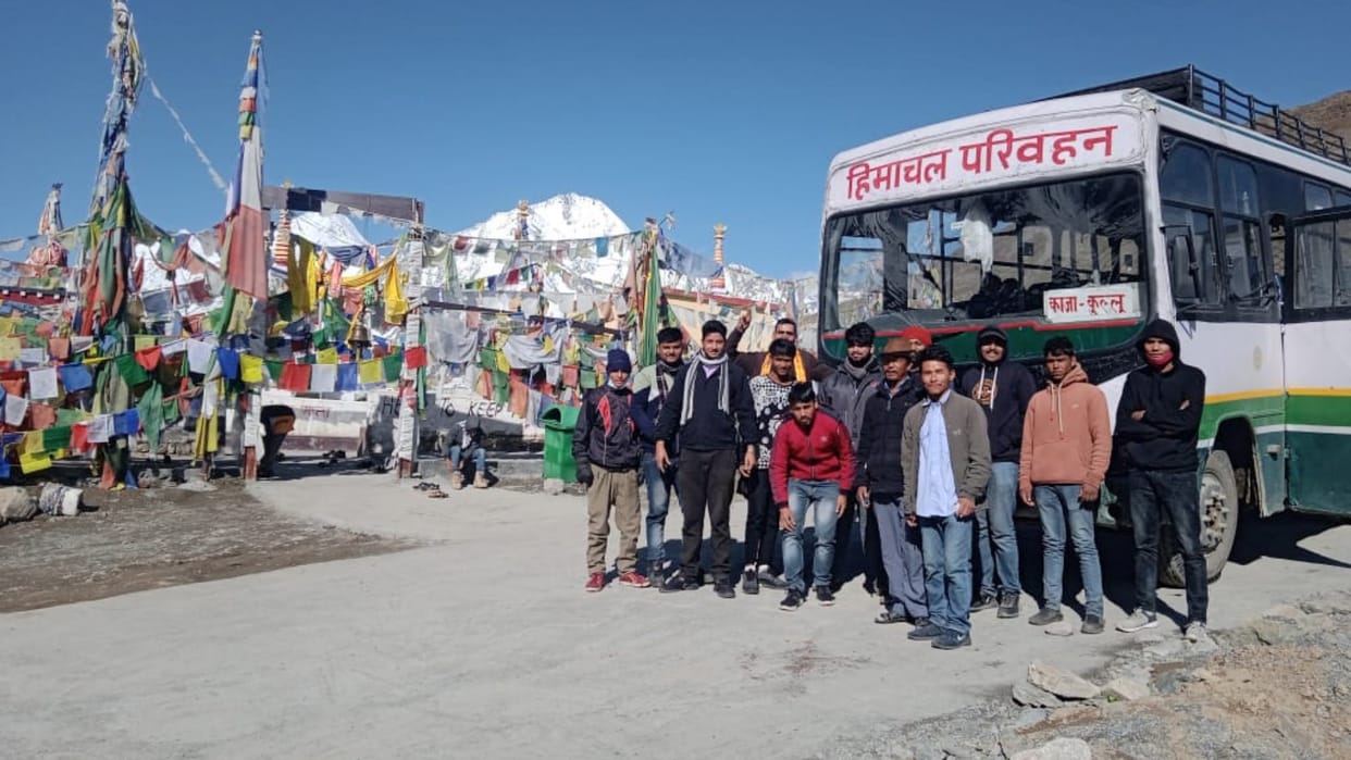Kullu kaza hrtc bus service started from today