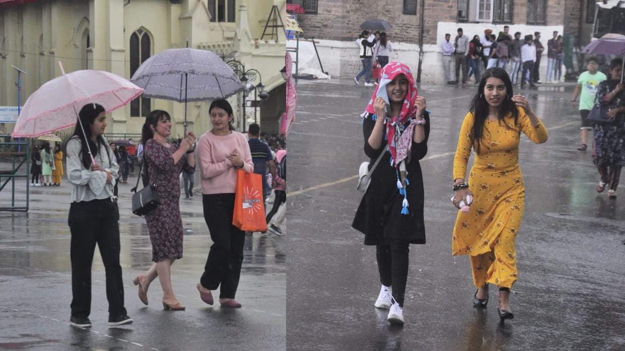 Himachal Weather Update heavy rain hailstorm orange alert in himachal pradesh