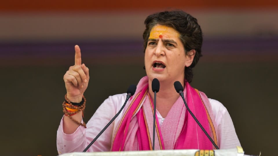 Priyanka Gandhi's public meeting will be held in Nagrota Bagwan on November 4