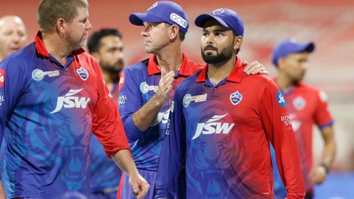 IPL 2022 MI vs DC Rishabh Pant got the coach support Ricky Ponting said Pant will continue to get my support for captaincy