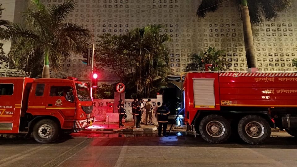 Fire broke out on the third floor of Happy Home and School for the Blind Worli Maharashtra