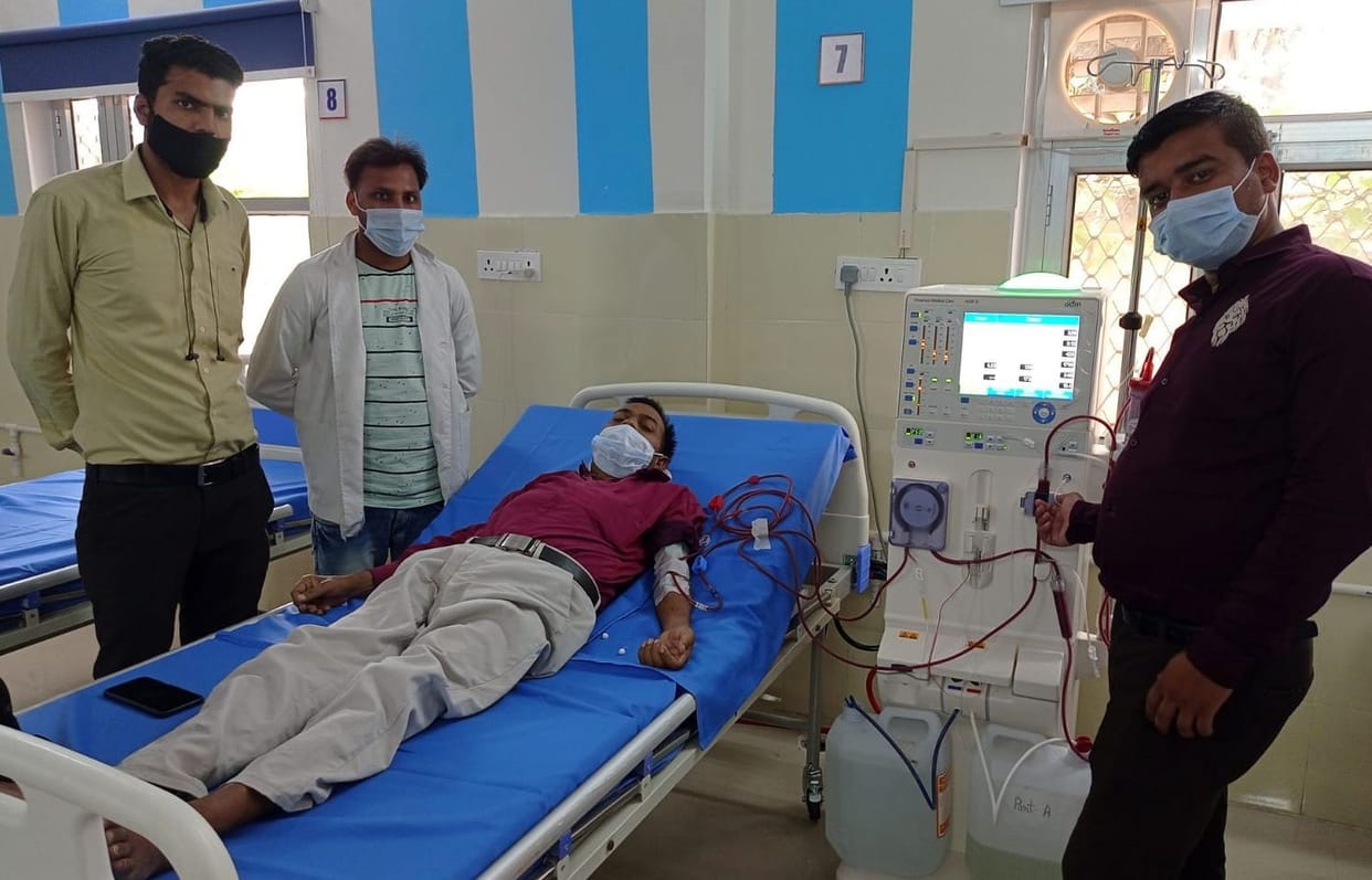 Free dialysis now in district hospital