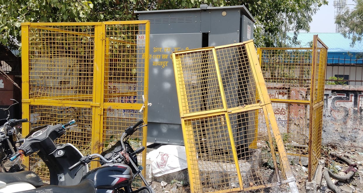 Somewhere the transformers are kept in the open and somewhere the nets are broken.
