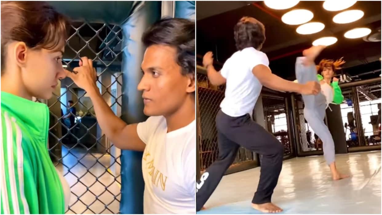 Disha Patani Shared A Video From Gym And Show Her Martial Arts Skills