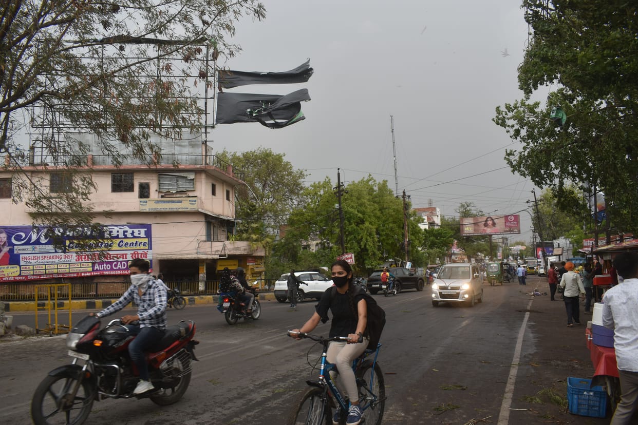 The storm caused havoc, the death of the farmer, power supply crippled