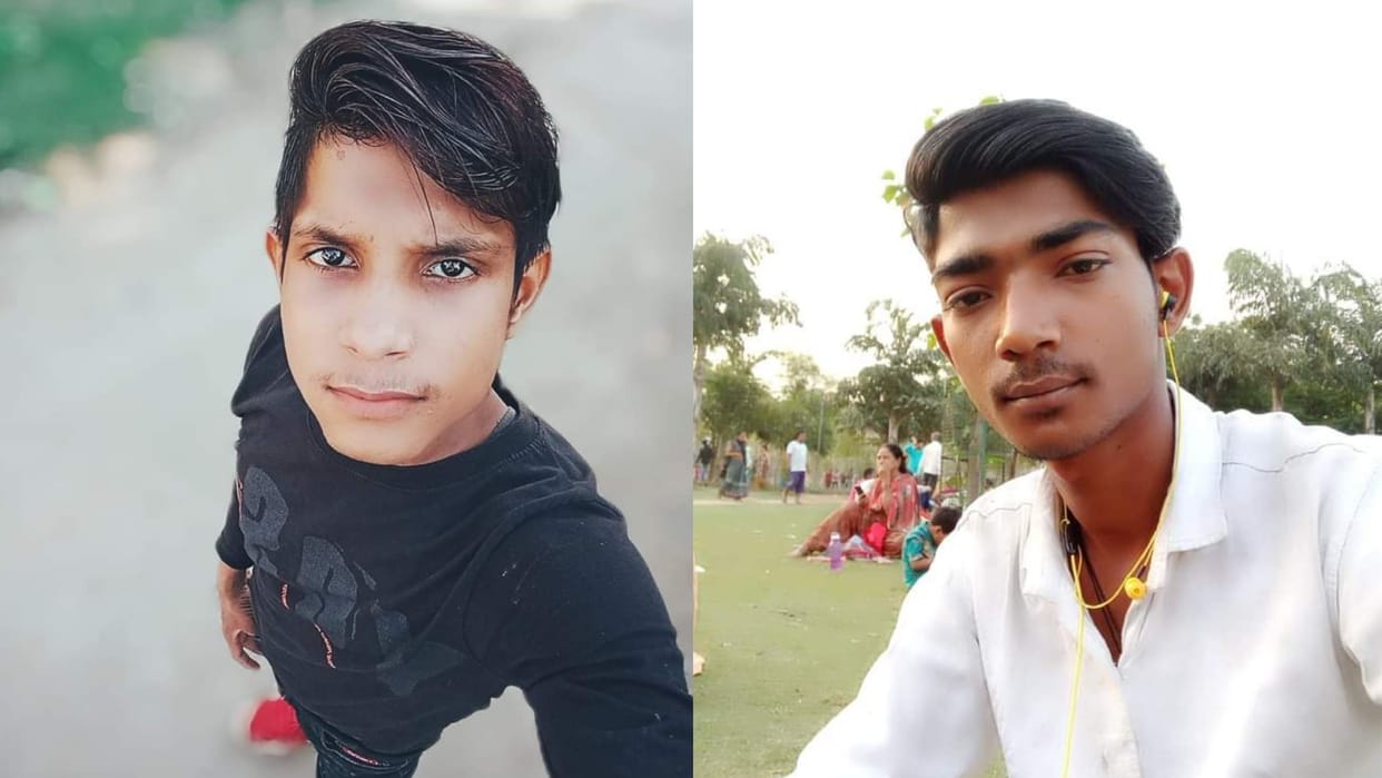 Aligarh tanker hits bike two friends died on spot