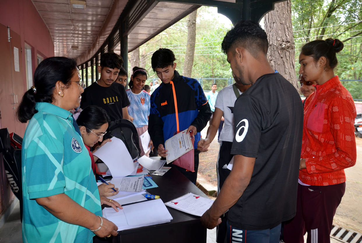300 players gave trial in Sai Center