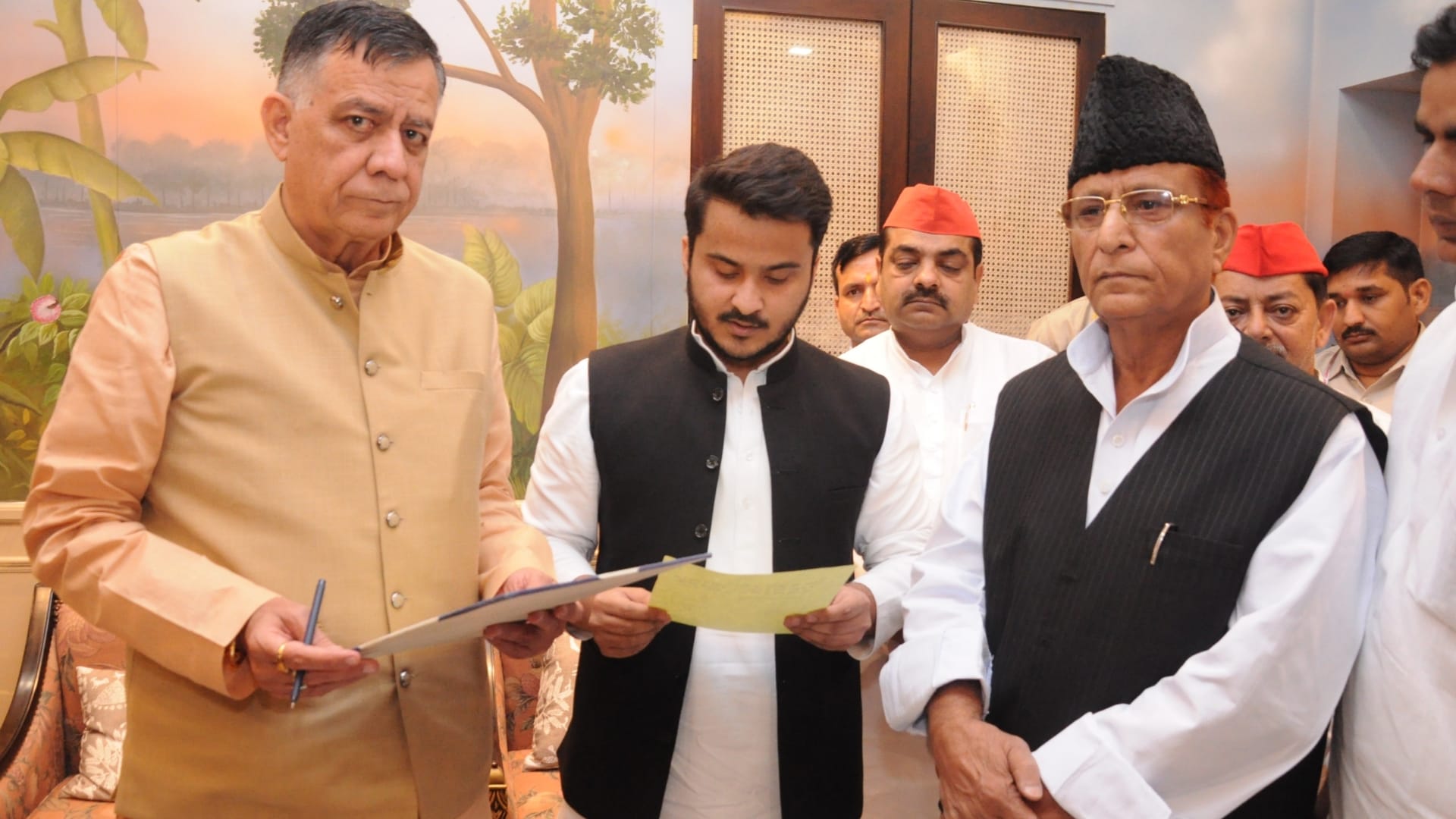 Azam Khan takes oath as MLA on Monday.