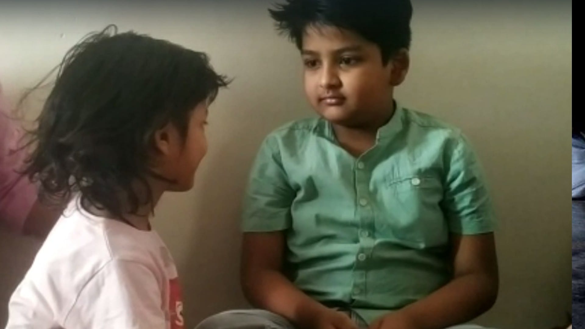 Bikaner girl rebirth story three old girl speaks in American English
