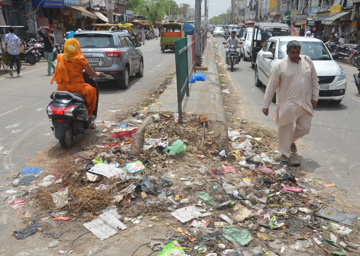 Not a single piece of garbage was picked up from the city....