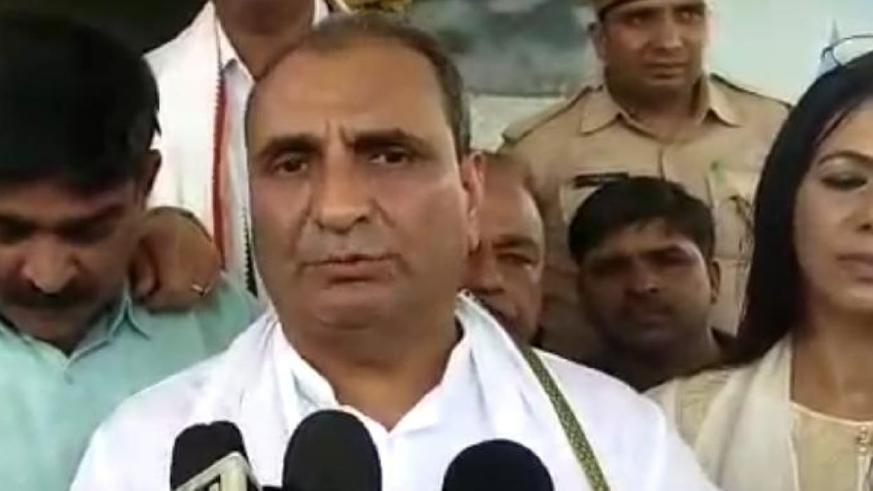 Dharmendra Rathore of Rajasthan Tourism Development Corporation taken a jibe at claim of victory of BJP in Rajasthan by Arun Singh