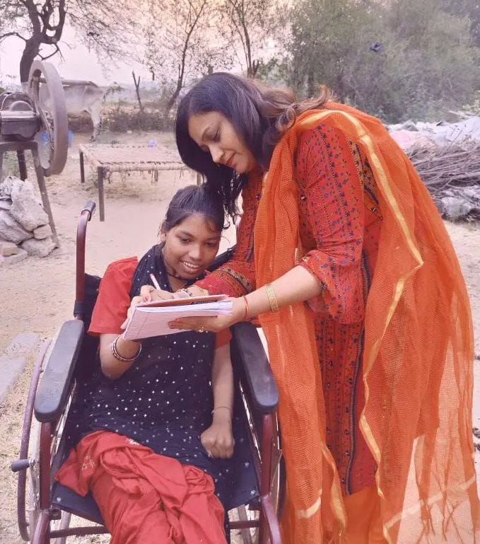 Neha became a support for disabled daughters