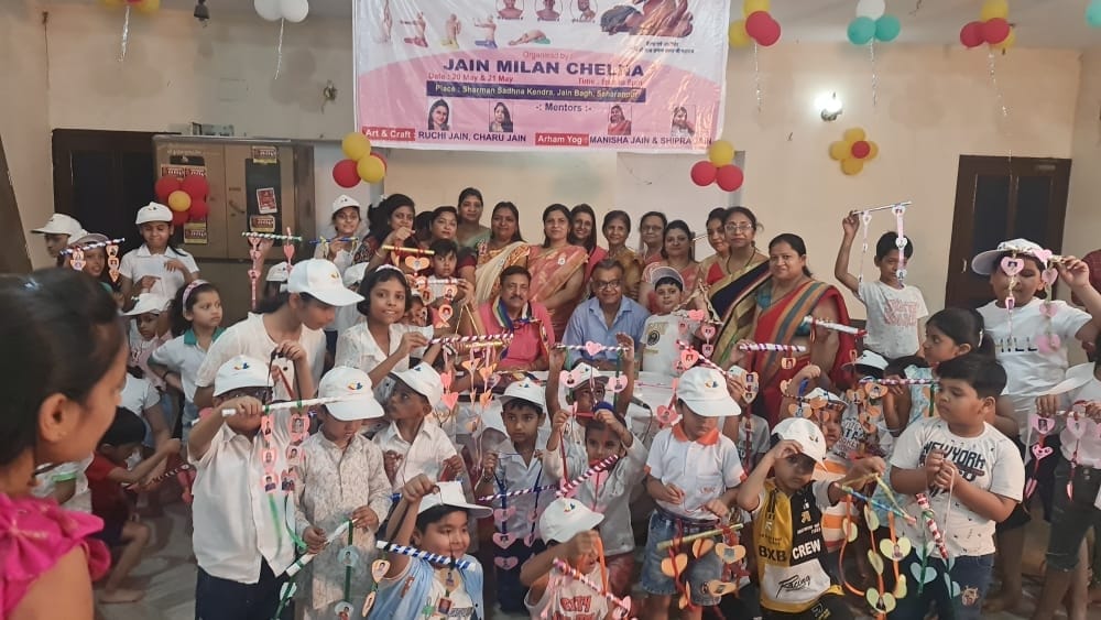 Children showed talent in Art Craft Camp
