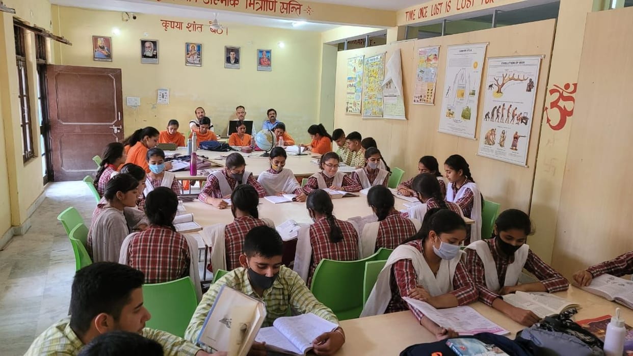 Teachers themselves deposited funds for the education of poor children
