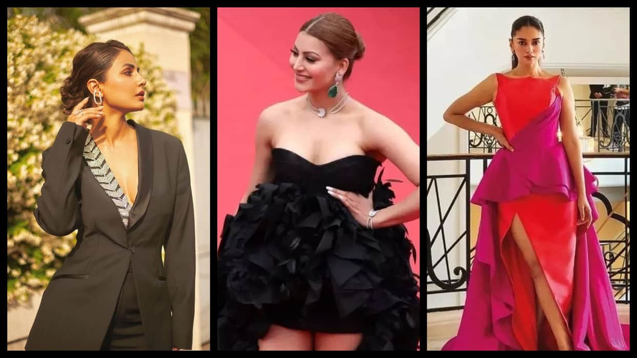 Cannes Photo Of The Day hina khan pooja hegde Deepika padhukone aditi rao hydari urvashi rautela day looks in cannes film festival 2022