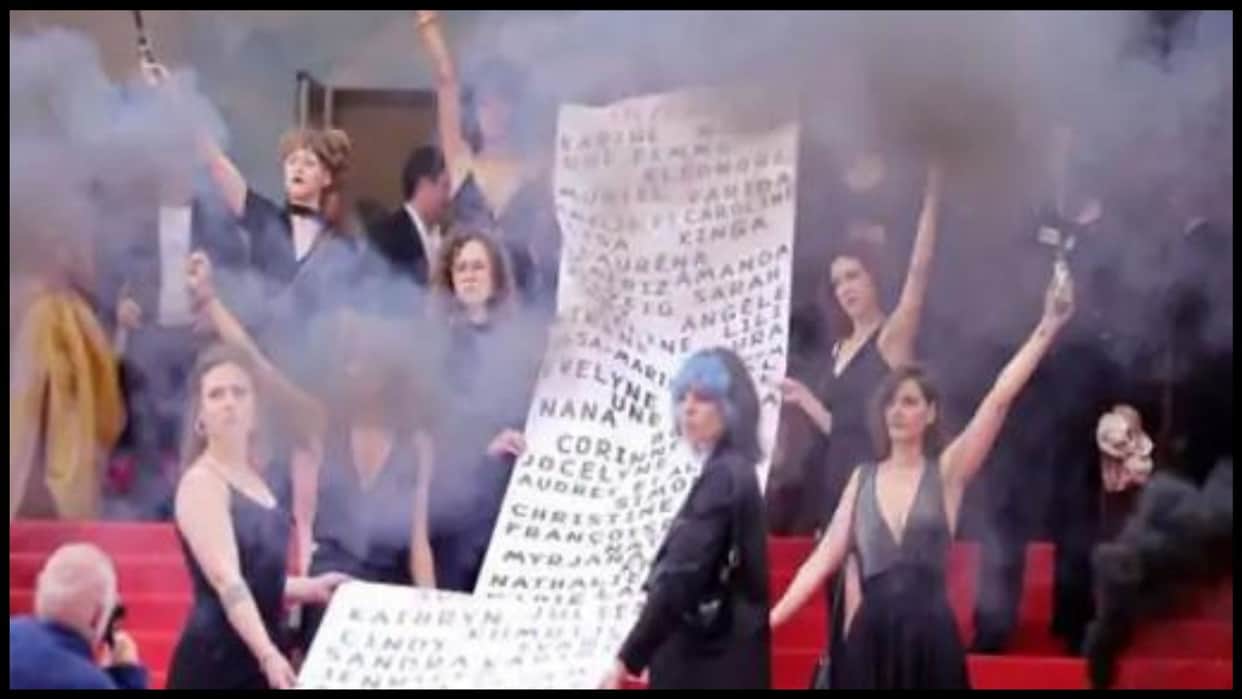 Cannes 2022: Women Threw Smoke Grenades Against domestic violence in France, disrupting red carpet event