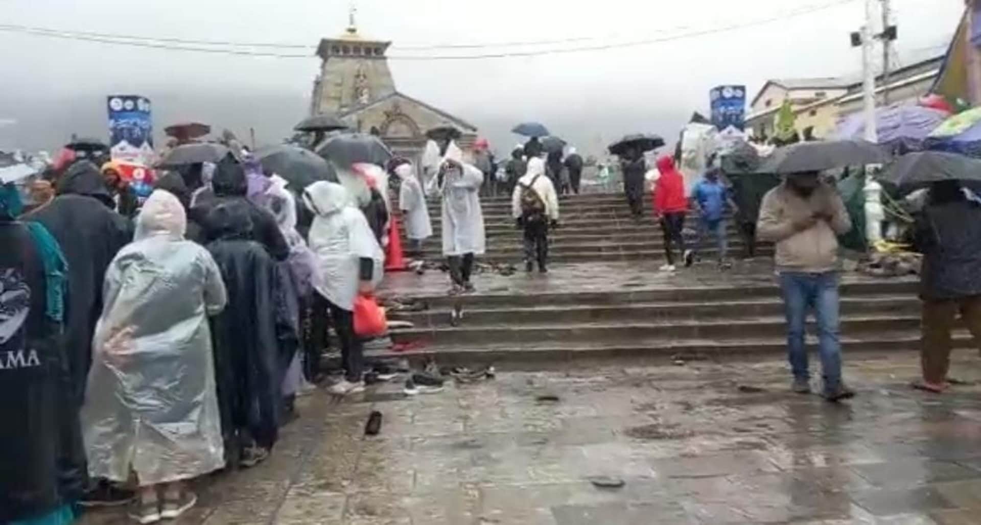 Weather: Chardham Yatra slows down due to monsoon, pilgrims started decreasing in Kedarnath,Hemkund Yatra begins