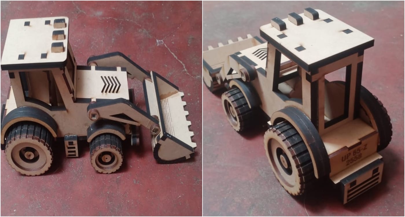 bulldozer baba wooden toy demand in every part of india country varanasi businessman got orders from four states