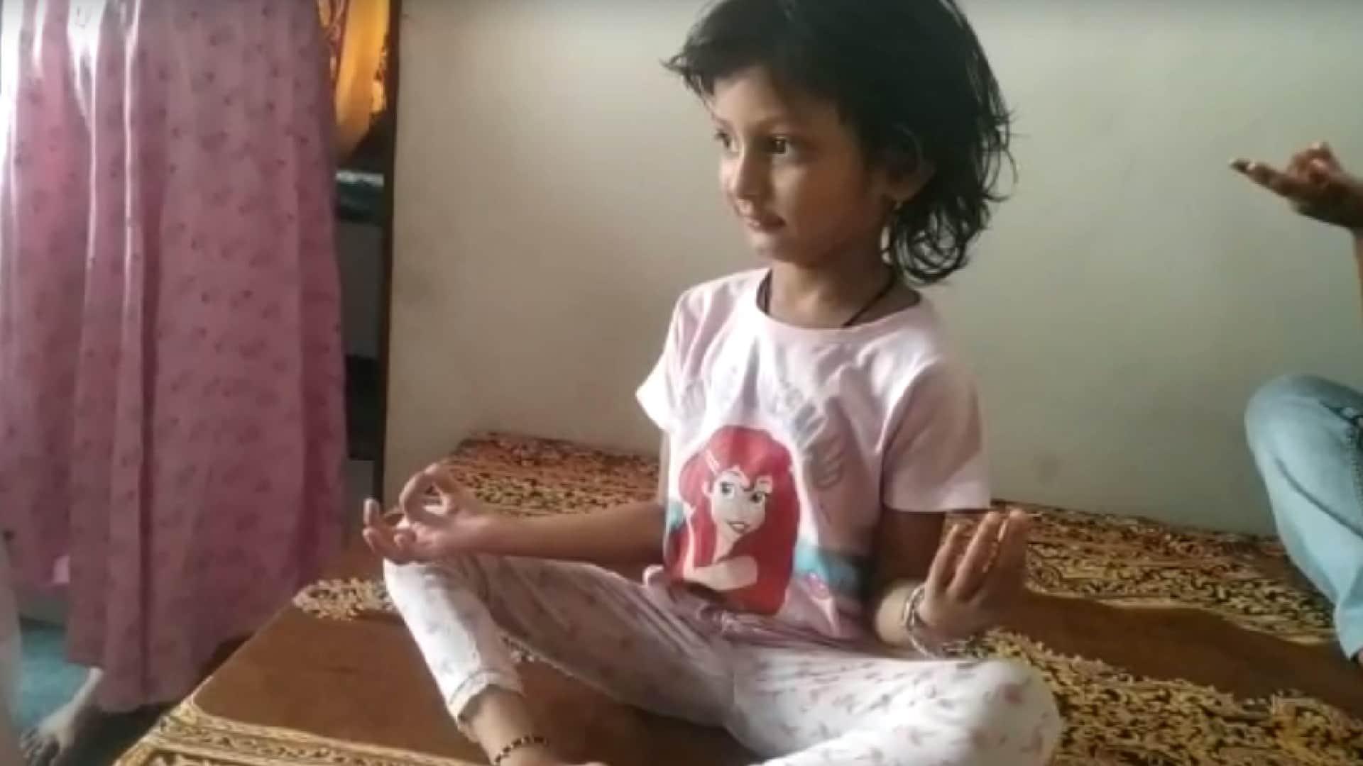 Bikaner girl rebirth story three old girl speaks in American English