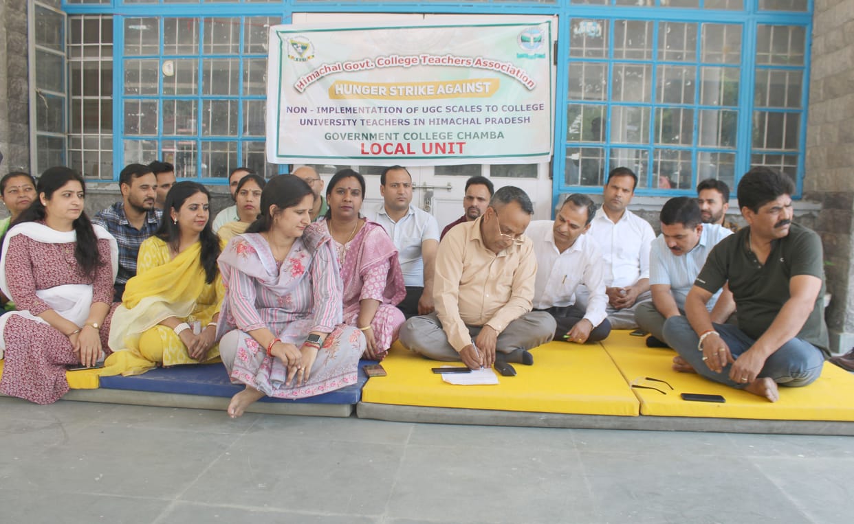 Professors go on hunger strike for various demands