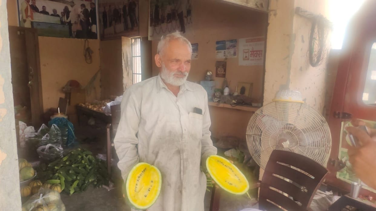 Sugar free, sweetness too much, Rampratap invented such a watermelon