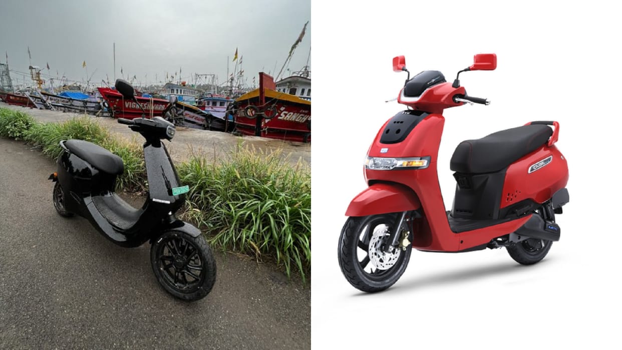 Compare TVS Iqube and Ola Electric 2022 TVS iQube vs Ola S1 Pro electric scooter Know Price Features Specifications difference