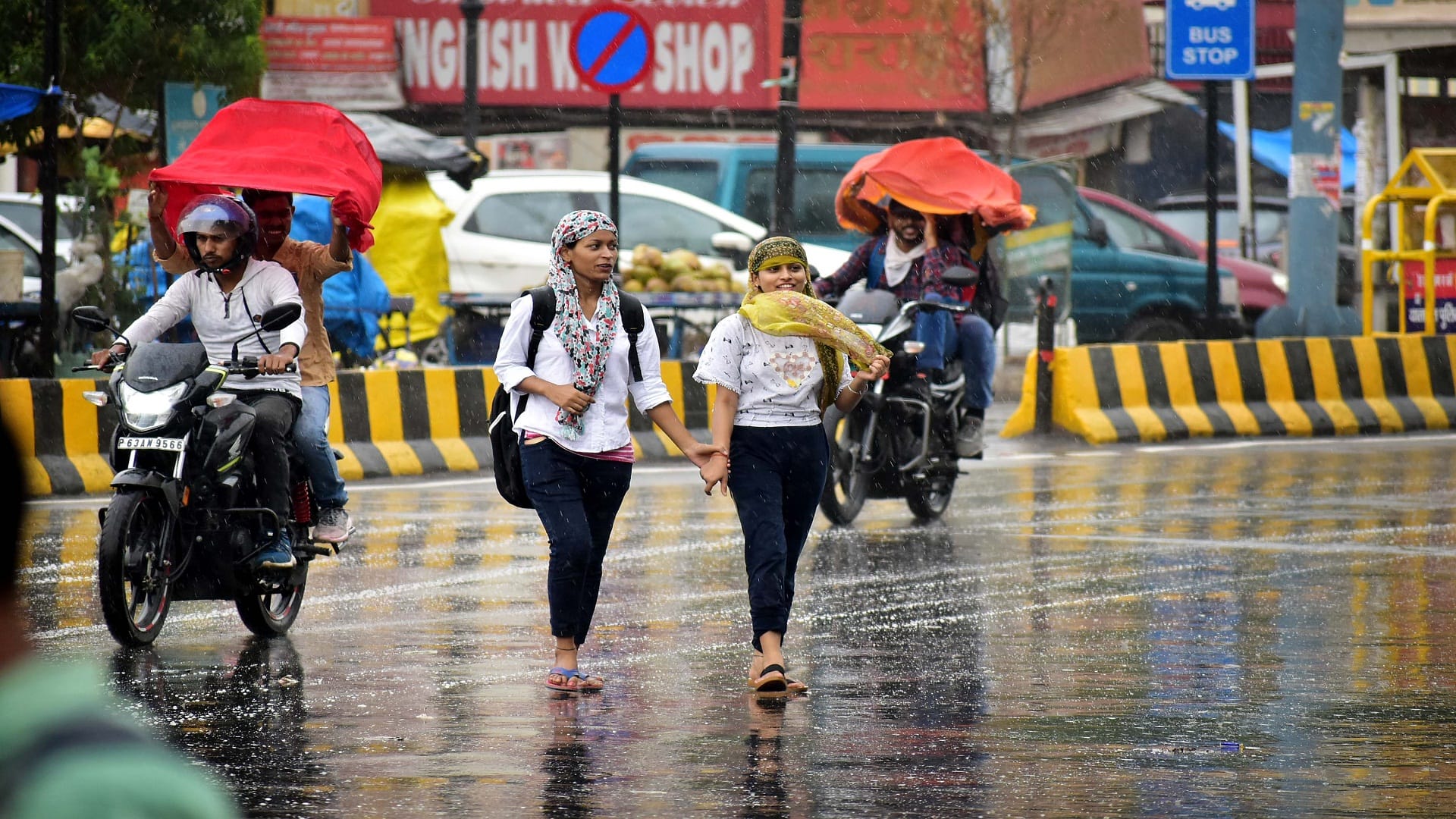 Half the city Power went off due to storm and rain, water supply also stalled