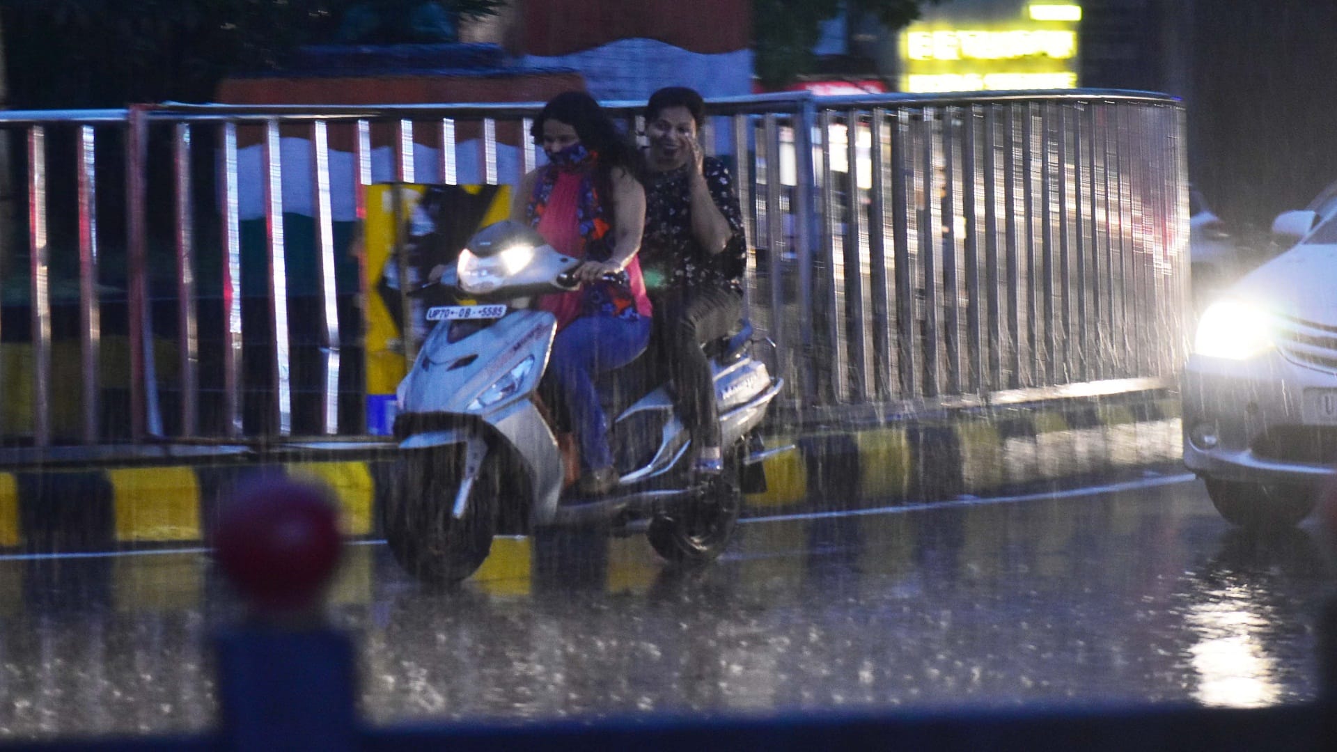 Half the city Power went off due to storm and rain, water supply also stalled
