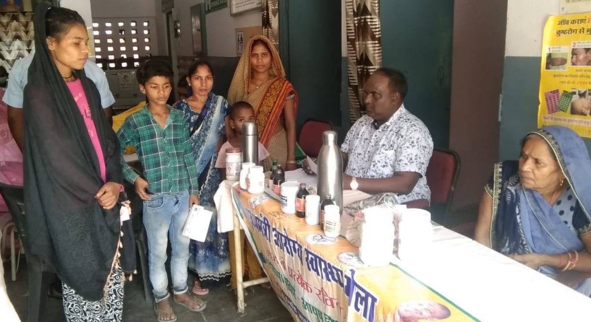 Effect of heat on health fair, doctors kept waiting for patients