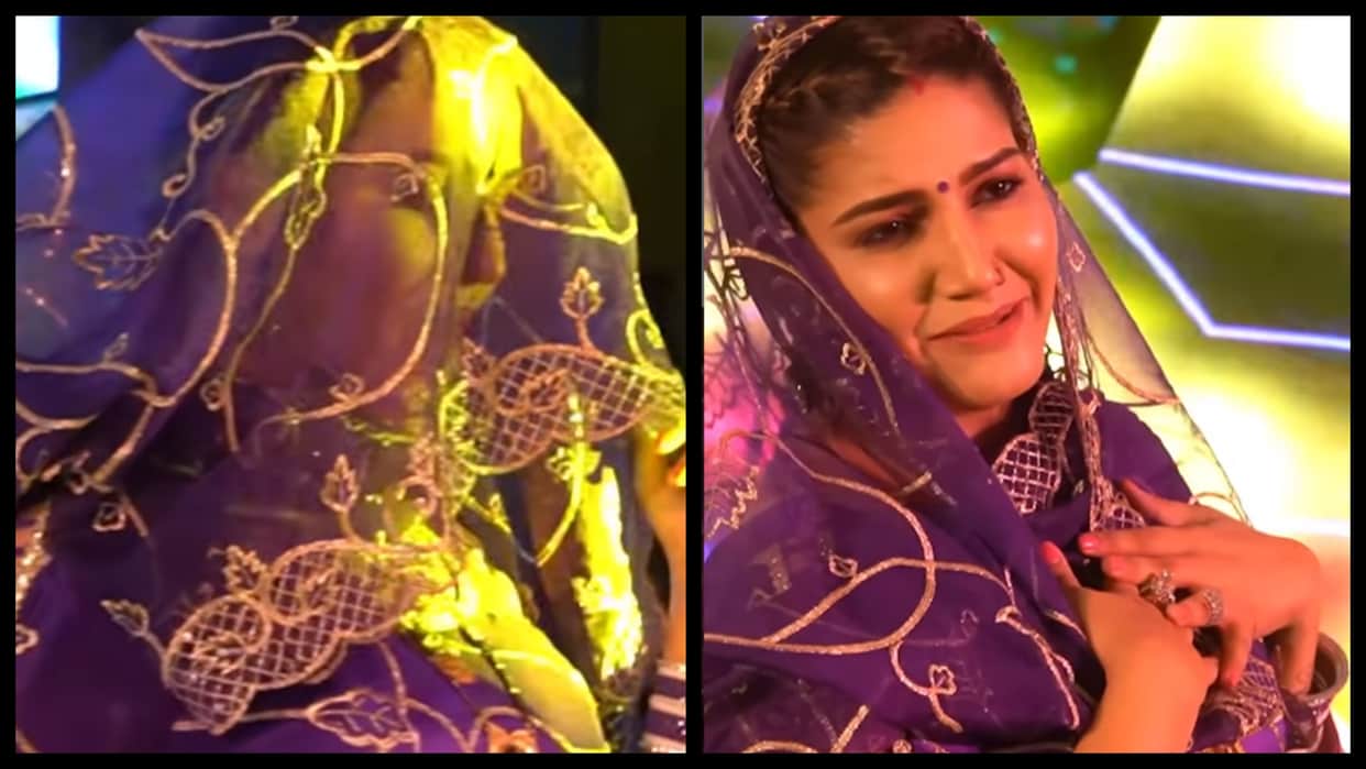 Sapna Choudhary latest dance video in purple suit getting viral on social media