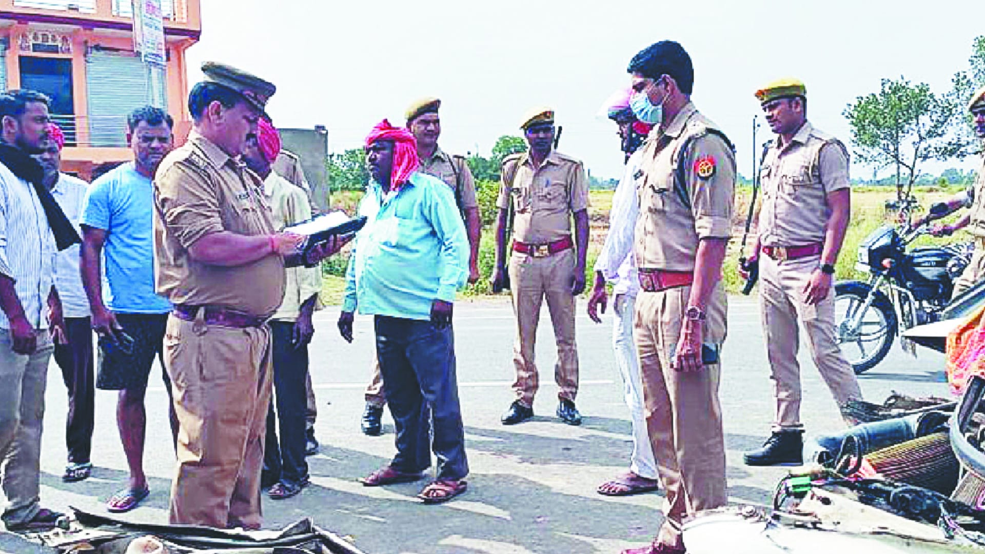 Seven killed in road accident Shadow mourning in marriage house in Siddharthnagar