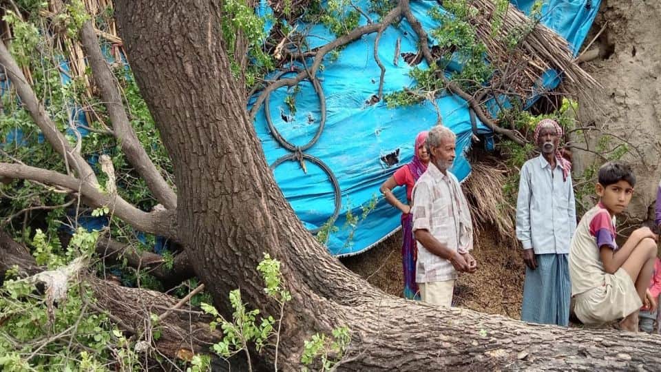 child dies after wall collapses during thunderstorm in Firozabad