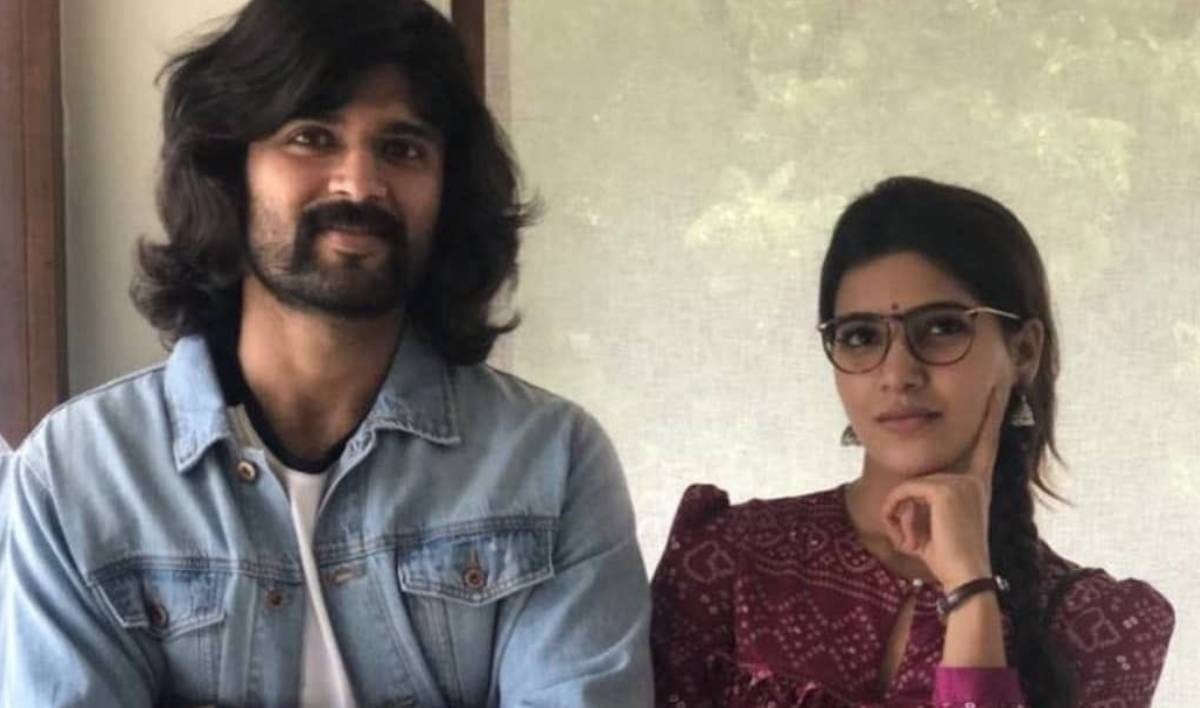 Kushi Samantha ruth prabhu shared a photo of co star Vijay Deverakonda and Shiva Nirvana enjoying a car ride