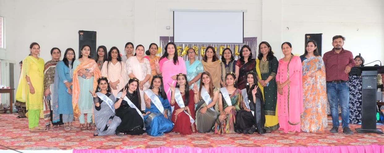 Shivani was chosen as Miss Farewell, Kurukshetra
