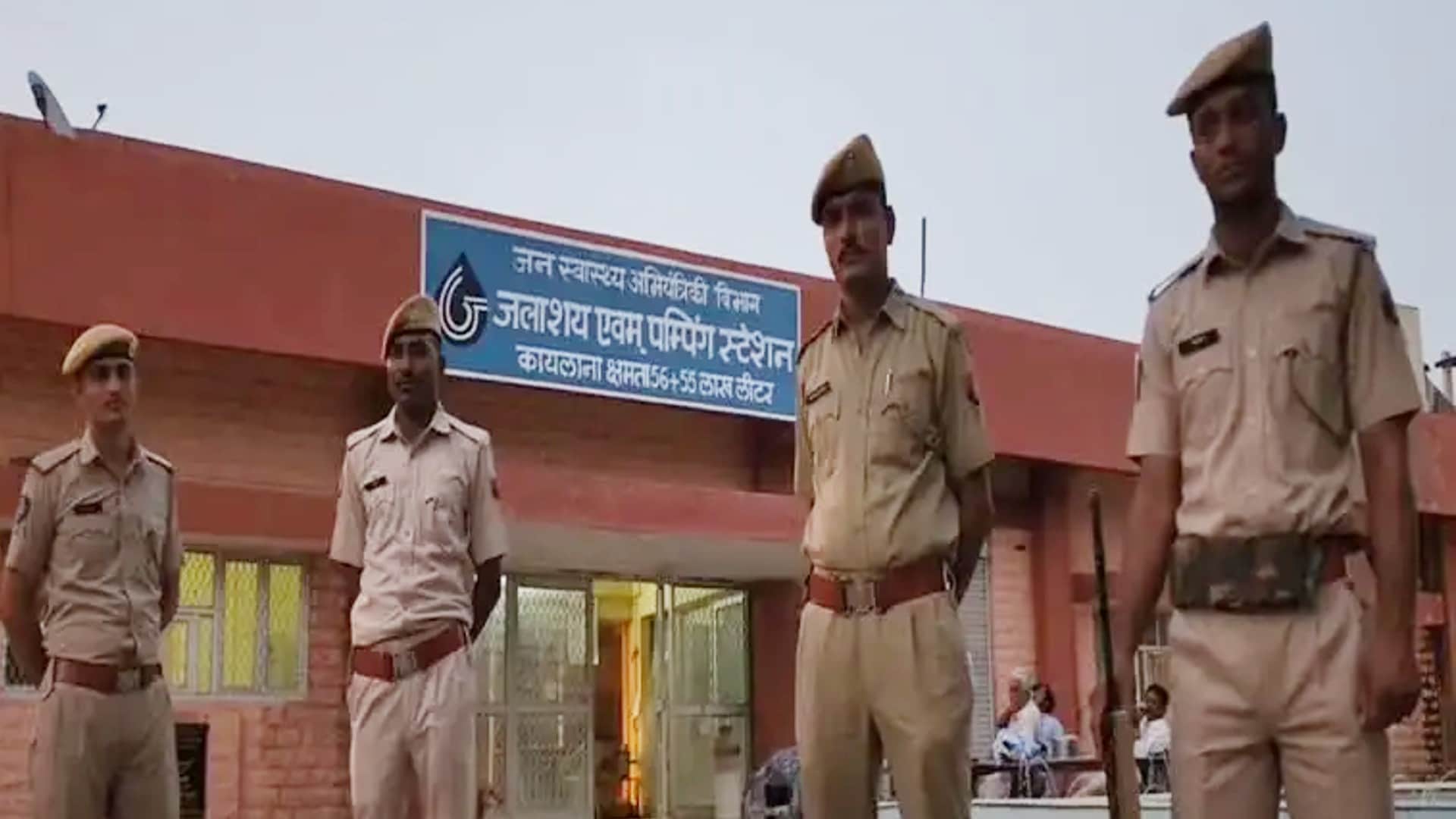 water crisis 24 hours police force deployed at filter plants in Jodhpur