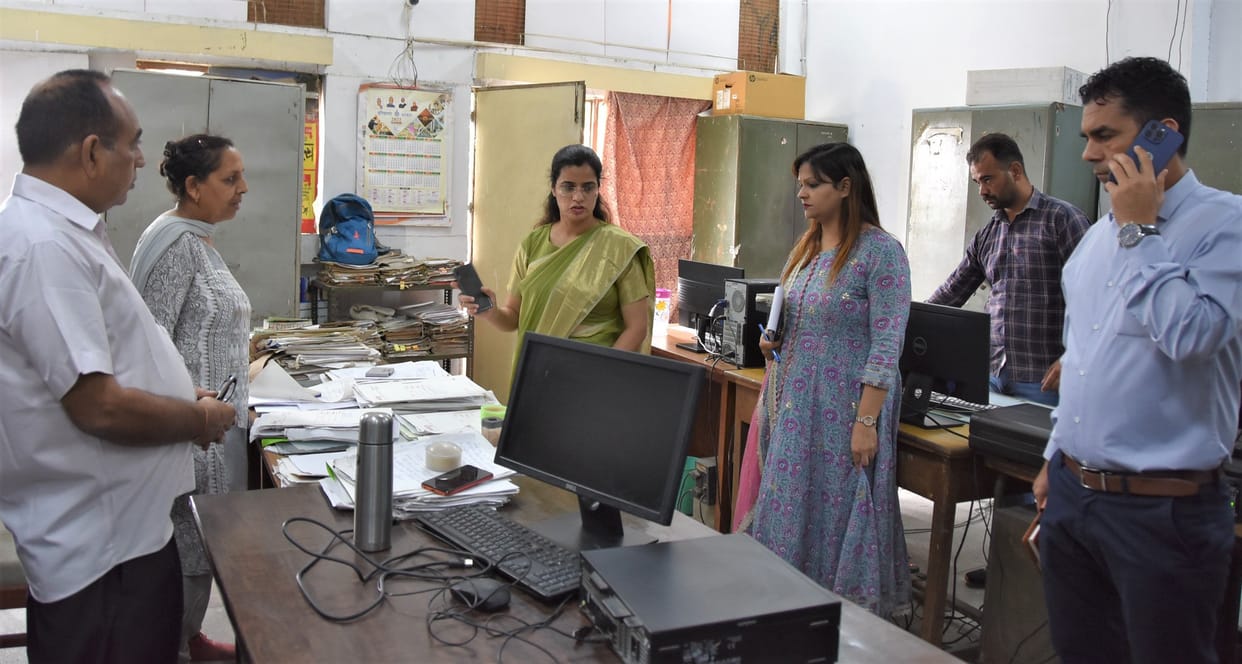 Newly appointed DC Dr. Sangeeta took over