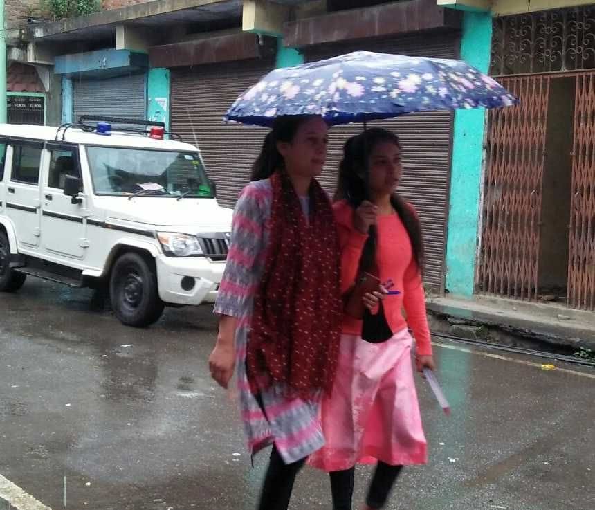 Rain Drops Temperature in Bageshwar