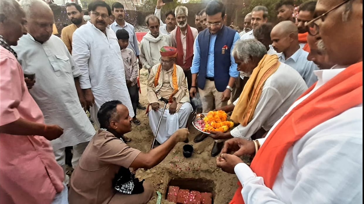 Foundation stone laid for Dehludas Akhara at Dhekuliaghat: