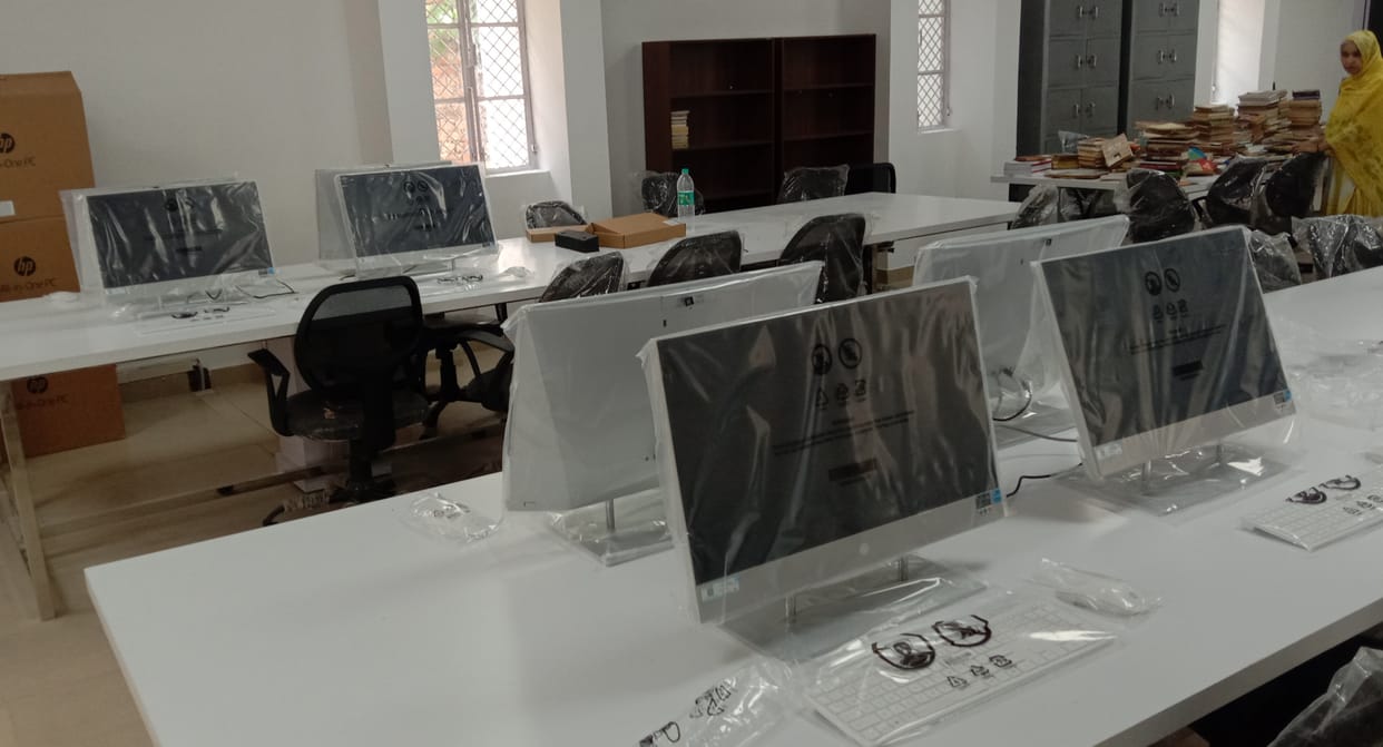 Smart computer and 80 years old literature will be found in e-library