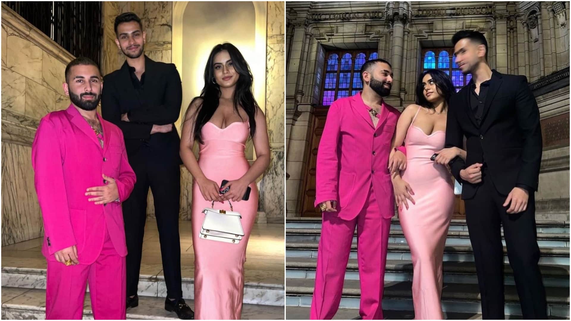 kajol daughter nysa devgan viral bold look in plunging neckline dress