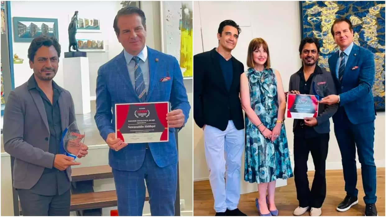 Nawazuddin Siddiqui receives International Award at French Riviera Film Festival