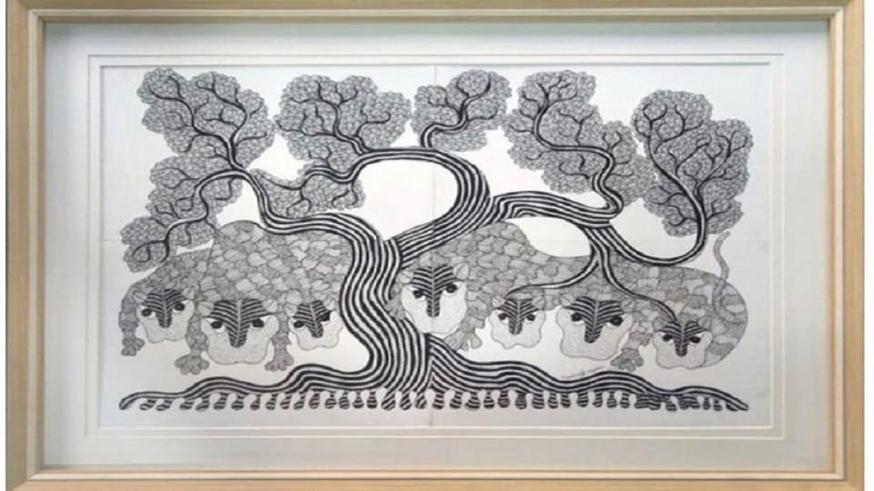 Gond Art painting, specimen of Sanjhi art form and wooden hand-carved box: PM Modi's gifts to Quad leaders 