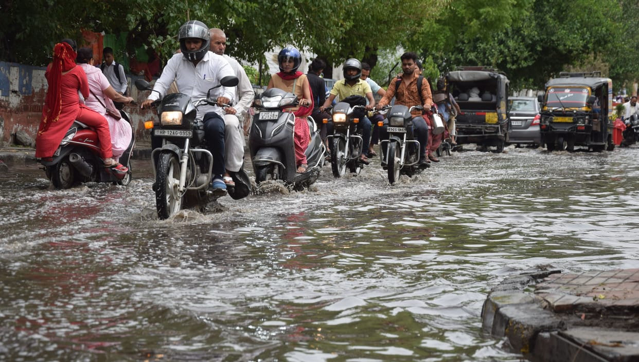 Pre-monsoon rain exposed the sewer cleaning system