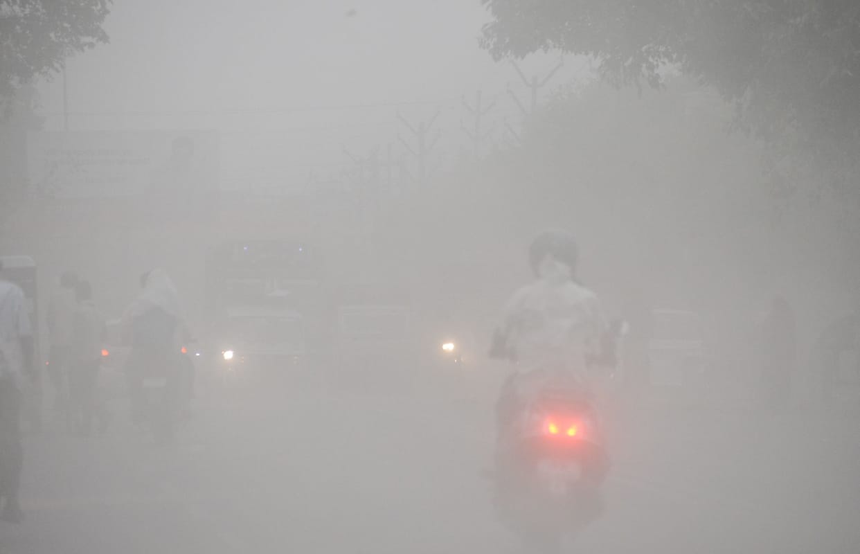 Weather became pleasant due to rain